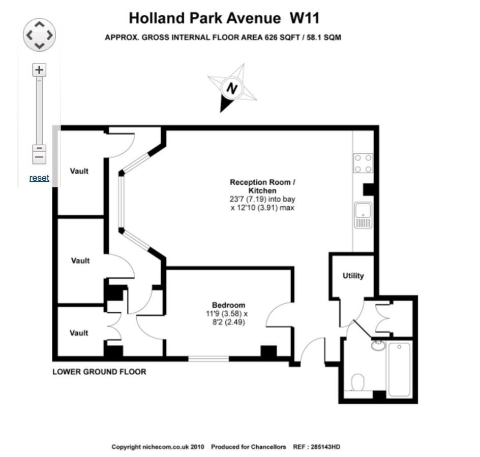 Holland Park Apartment Londen Buitenkant foto